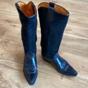 Frye Black Heeled Boots